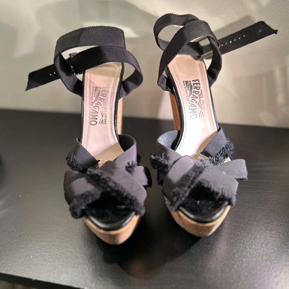 Salvatore Ferragamo Black Women's Shoes